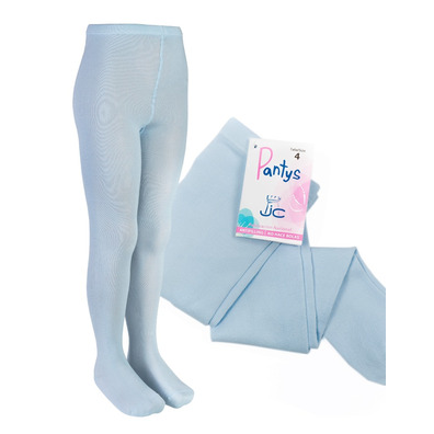 Leotardo panty niña liso invierno algodón JC Blanco