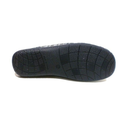 Zapatilla hombre descalza cuadros Muro Marino