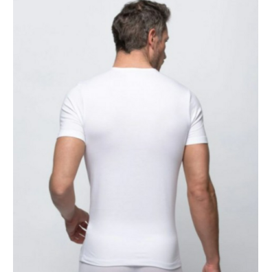Camiseta hombre manga corta termal Abanderado Blanco