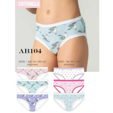 Bragas niña dibujadas Cotonella Surtido