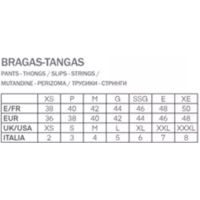 Braga mujer alta corte láser SELENE Negro