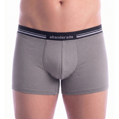 Boxer hombre cintura suave algodón  Abanderado Gris