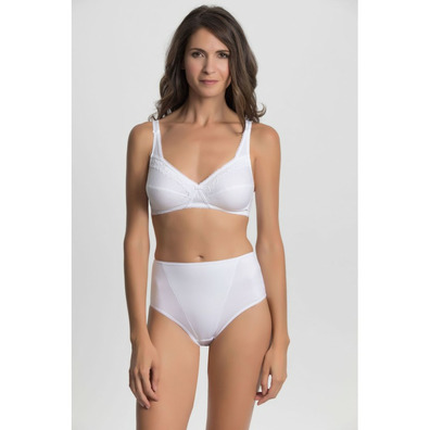 Braga control mujer licra Playtex Blanco