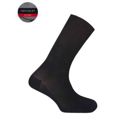 Calcetín hombre tentesolo algodón Punto Blanco Marino