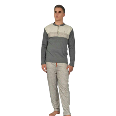 Pijama hombre tapeta SÓNIA Gris