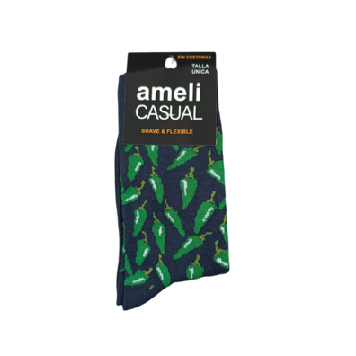 Calcetín mujer pimientos de Padrón AMELI Surtido