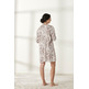Camisola mujer manga larga algodón  BELTY Beige