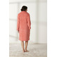 Bata mujer corta botones con bodoques BELTY coral