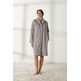 Bata mujer corta botones BELTY Gris claro