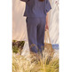 Pantalón mujer algodón verano BELTY Azul
