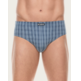 Slip hombre licra cuadros SET Azul
