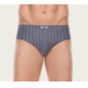 Slip hombre algodón listas SET Granate