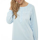 Camisón mujer manga larga liso FINDEL Celeste