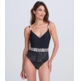 Bañador mujer control con relleno pico RASdeMAR Azul/Negro