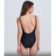 Bañador mujer control con relleno pico RASdeMAR Azul/Negro