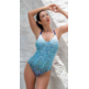 Bañador mujer dibujado MORANTE Azul/Verde