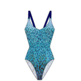 Bañador mujer dibujado MORANTE Azul/Verde