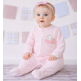 Pijama niña bebe entero algodón abierto  Mushler Rosa