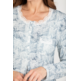 Camisón mujer manga larga viscosa TALAMAN Azul