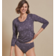 Braga mujer estampada tencel AVET Gris
