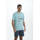 Pijama hombre corto algodón aviones PIJAMAS CUE Verde