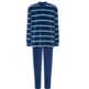 Pijama hombre terciopelo tapeta  EL Búho NOCTURNO Azul