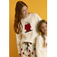 Pijama mujer algodón Snoopy Aznar Innova Crema