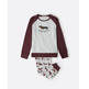 Pijama niño algodón puño perro Aznar Innova Marrón