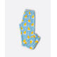 Pijama niña algodón puño pollito Aznar Innova Celeste