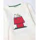 Pijama niña algodón Snoopy Aznar Innova Crema