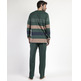 Pijama hombre algodón bolsillo pantalón Aznar Innova Verde