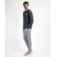 Pijama hombre algodón tapeta puño  Aznar Innova Marengo
