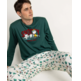 Pijama hombre snoopy AZNAR INNOVA Verde
