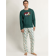 Pijama hombre snoopy AZNAR INNOVA Verde