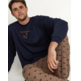 Pijama hombre algodón puño perro Aznar Innova Azul/marrón