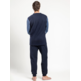 Pijama hombre tapeta puño AZNAR INNOVA Azul
