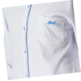 Pijama mujer abierto algodón cuello LENISS Celeste