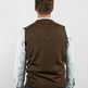 Chaleco hombre pico cerrado BROWN JURY_HOOT Gris oscuro