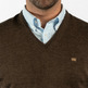 Chaleco hombre pico cerrado BROWN JURY_HOOT Gris oscuro