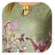 Playera mujer manga corta flores LENISS Verde