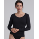 Camiseta mujer manga larga algodón Playtex Negro