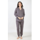 Pijama mujer abierto viella GUASCH Gris