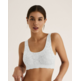 Sujetador mujer relleno sin aro tipo top SELMARK Blanco