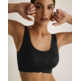 Sujetador mujer relleno sin aro tipo top SELMARK Negro