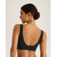 Sujetador mujer relleno sin aro tipo top SELMARK Negro